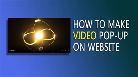 How To Add Video Popup In Website Using Html Css Bootstrap Add Video On Html Website Pop Up