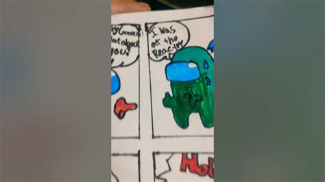My Own And First Homemade Comic Book 😌 Youtube