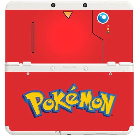 Custom Printed Pokemon Pokedex New Nintendo 3ds Faceplate Pair Cover