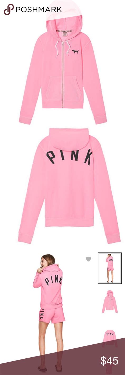 Vs Pink Perfect Full Zip Vs Pink Victoria Secret Jackets Everyday