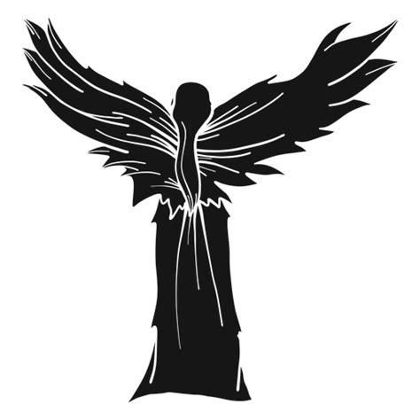 Female Angel Silhouette Transparent Png And Svg Vector