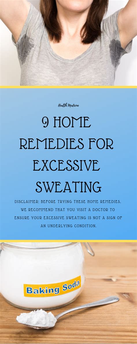 9 Home Remedies For Excessive Sweating Home Remedies Remedies