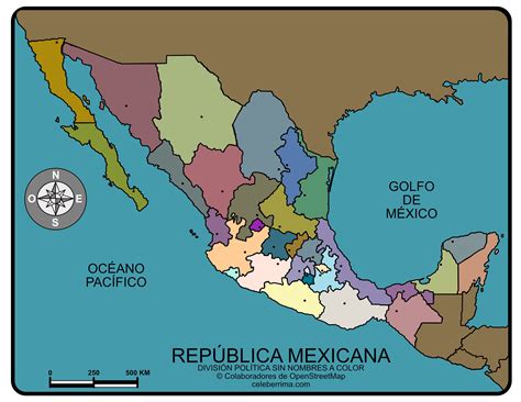 Mapa De La República Mexicana Con Nombres Para Imprimir Tamaño Carta Pam