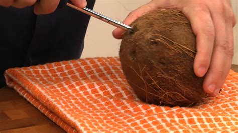 how to crack a coconut youtube