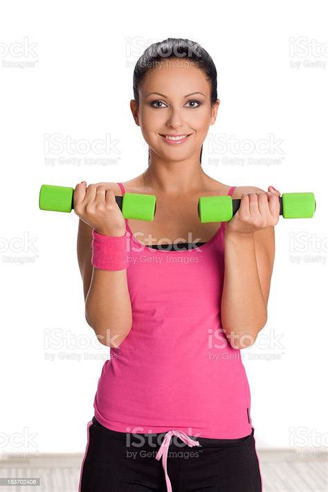 Woman Doing Fitness Exercise Stock Photo Download Image Now Adult