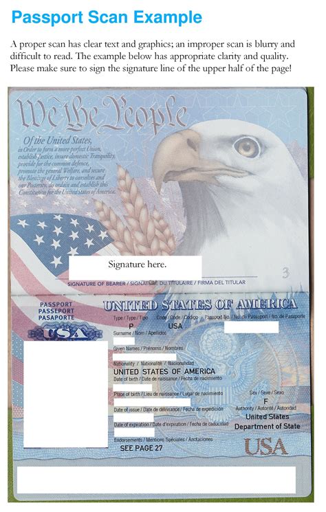 Downloadable Printable Passport Template Clip Art Lib