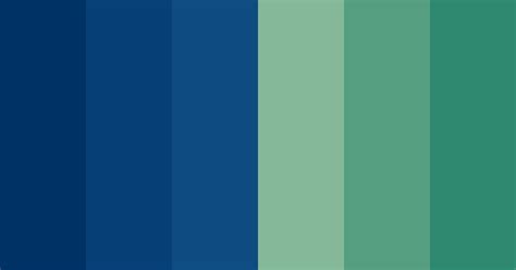 Classic Blue And Green Color Scheme Blue