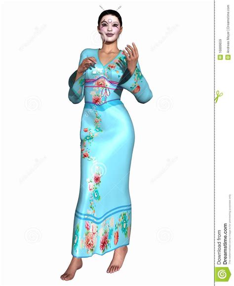 Oriental Beauty Stock Illustration Illustration Of Female 16889659