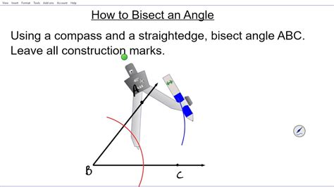 How To Bisect An Angle Geometry 14 Mathgotserved Compass Straight Edge