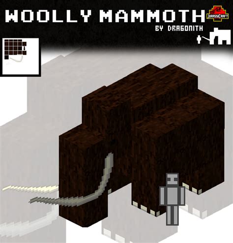 Jurassicraft Woolly Mammoth By Dragonith On Deviantart