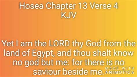 Daily Bible Scriptures Hosea Chapter 14 Verse 3 Youtube