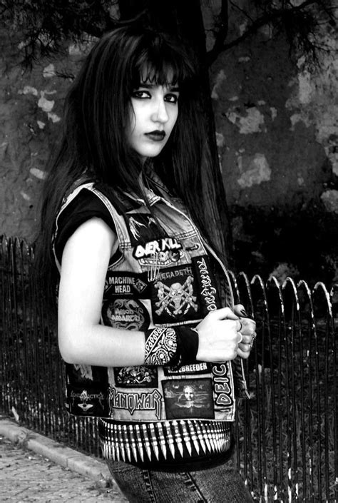 Thrash Metal Fashion Metalhead Girl Heavy Metal Girl Heavy Metal Fashion