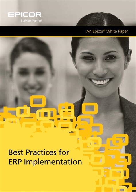 Pdf Best Practices For Erp Implementation Epaccsys Com Most