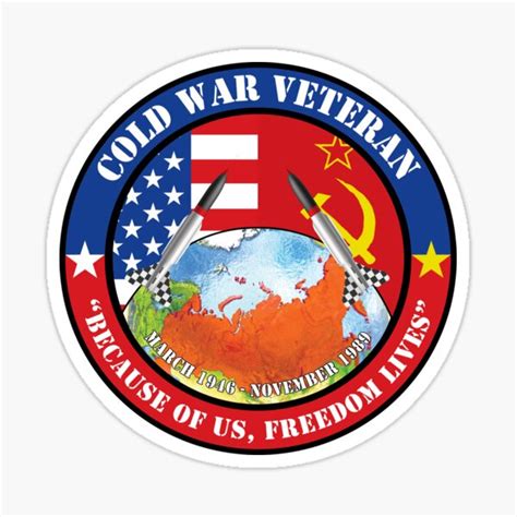 Cold War Veteran Sticker For Sale By Myoungncsu Redbubble