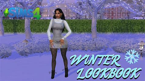The Sims 4 Caswinter Lookbook Download Youtube