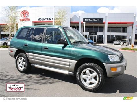 1998 Dark Green Pearl Metallic Toyota Rav4 4wd 48520124