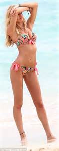 Soaking Up The Sun Maryna Linchuk Shows Off Her Toned Figure As She Poses For The Victoria S