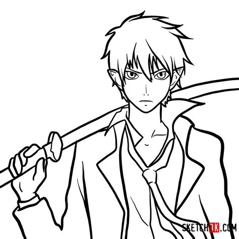 Blue Exorcist Rin Coloring Pages Coloring Pages