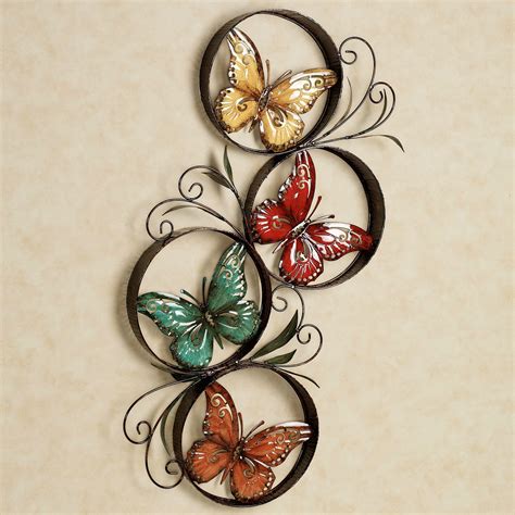The most common butterfly decoration material is metal. Butterfly Jubilee Metal Wall Art