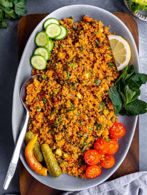 Turkish Bulgur Salad Kisir Give Recipe