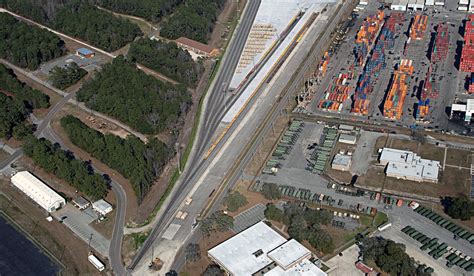 Charleston Naval Weapon Station Rail Yard Landmark Construction