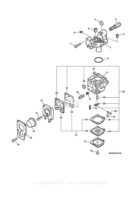 Echo Pas 230 Sn 05001001 05999999 Parts Diagram For Carburetor
