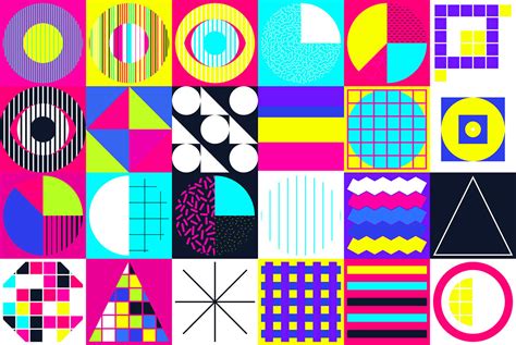110 Colorful Geometric Shapes Graphics Youworkforthem
