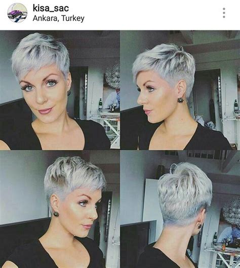 Short Pixie Cuts For Grey Hair