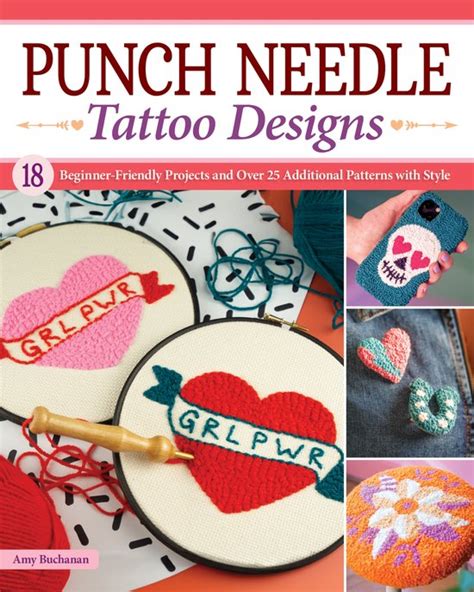 Punch Needle Tattoo Designs Amy Buchanan 9781639810369 Boeken Bol