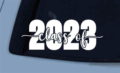 Class Of 2023 Decal 2023 Decals Class Of 2023 Stickers Etsy México