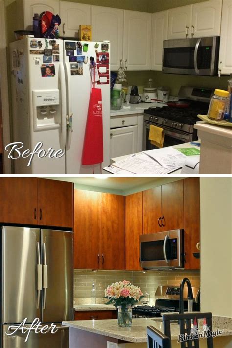 Here We Have A Kitchen Remodel Before And After With An Impressive