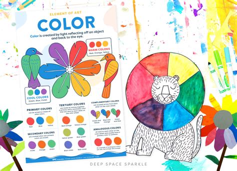 How To Teach Color Elements And Principles Of Design Deep Space Sparkle