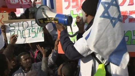 Protest Against Discrimination Of Ethiopian Jews Bbc News
