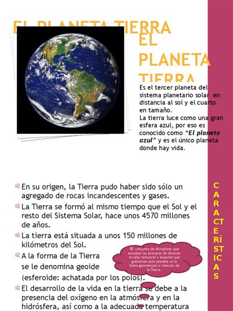 Diapositivas Del Planeta Iiespec Pdf Tierra Astronomía