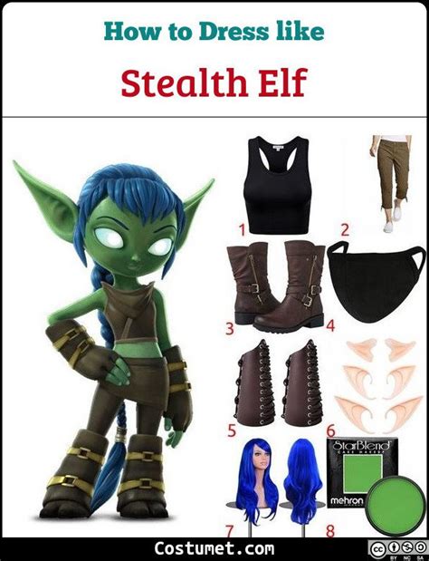 Stealth Elf Skylanders Costume For Cosplay And Halloween