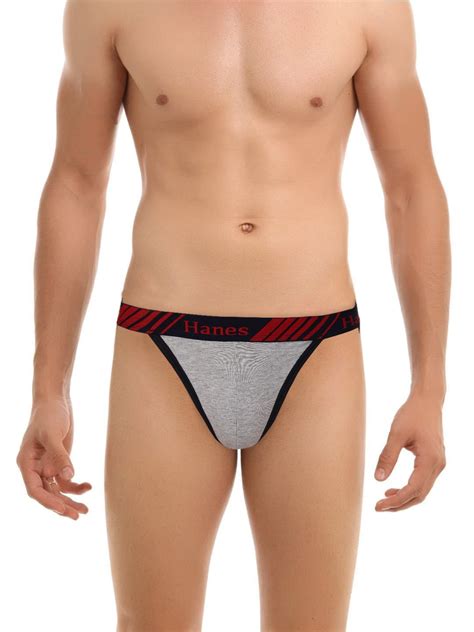 Buy Hanes Men Navy Premium String Bikini Briefs P102 394 Apparel For Men 289385