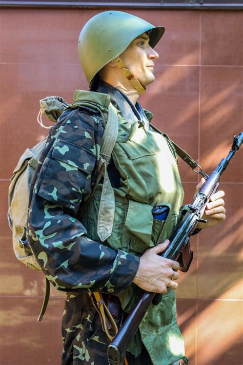 Modern Ukrainian uniform in photographs