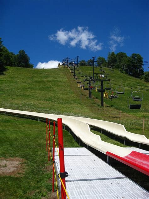 Ski Lift And Alpine Slide Louise Mcfarlane Flickr