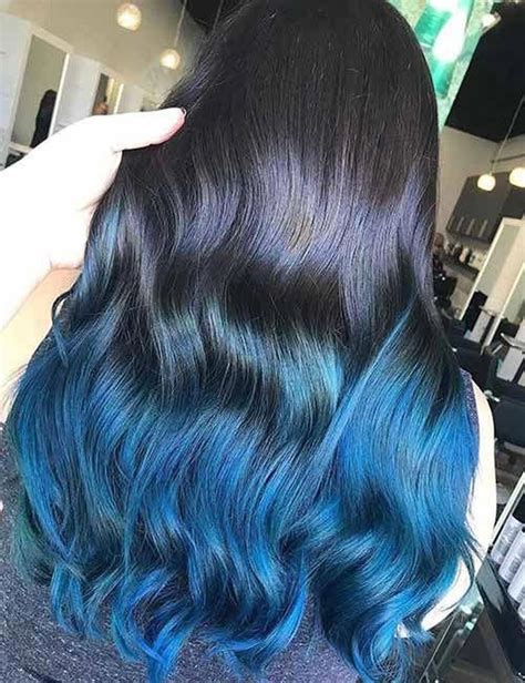30 Brilliant Blue Ombre Hair Color Ideas Youll Love Try