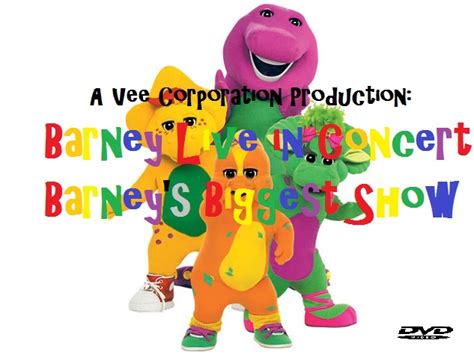 Barney Live In Concert Barneys Biggest Show Custom Barney Wiki