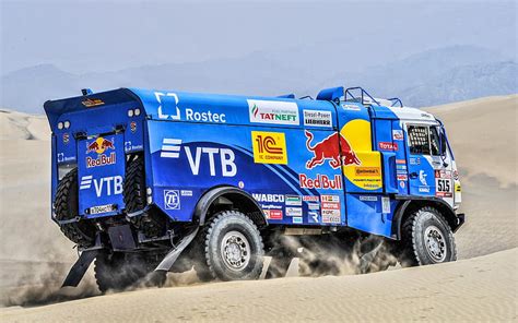 Kamaz 515 Rally Truck Desert Dunes Sand Redbull Dakar Rally 2018