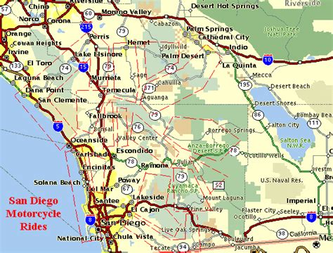 San Diego Area Ride Maps