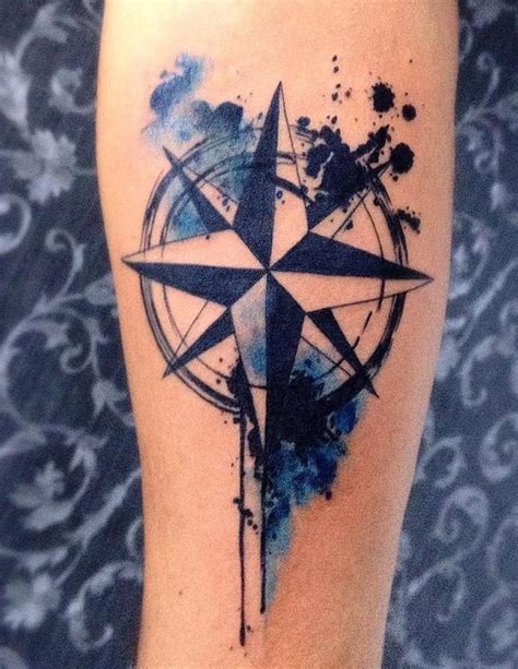 Compass Tattoo Tumblr Compass Tattoo Compass Tattoo Design Watercolor