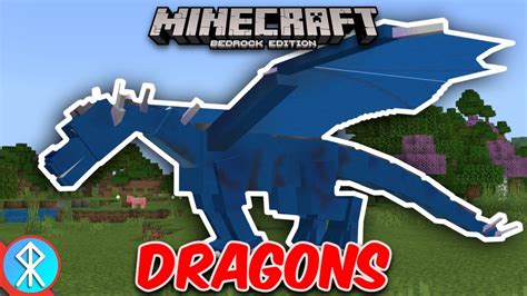 Minecraft Dragon Addon Bedrockmcpexbox Youtube