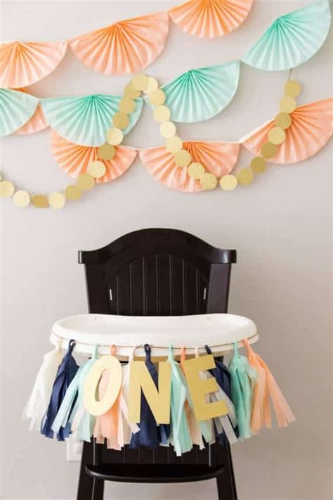 Birthday kitten sitting in a chair. 12 First Birthday High Chair Decoration Ideas - Page 3 of 4