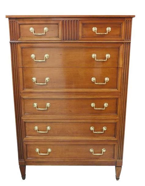 Whether it?s a small guest room or large master suite, every bedroom can use a dresser or chest of drawers for storage, especially. Lot - Kindel bedroom suite, three pieces including tall ...