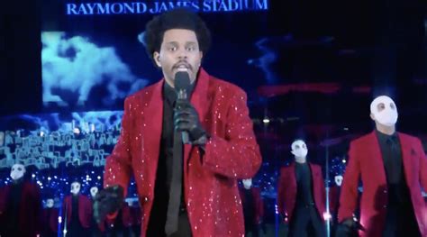 Watch The Weeknds Super Bowl Lv Halftime Performance Hiphop N More