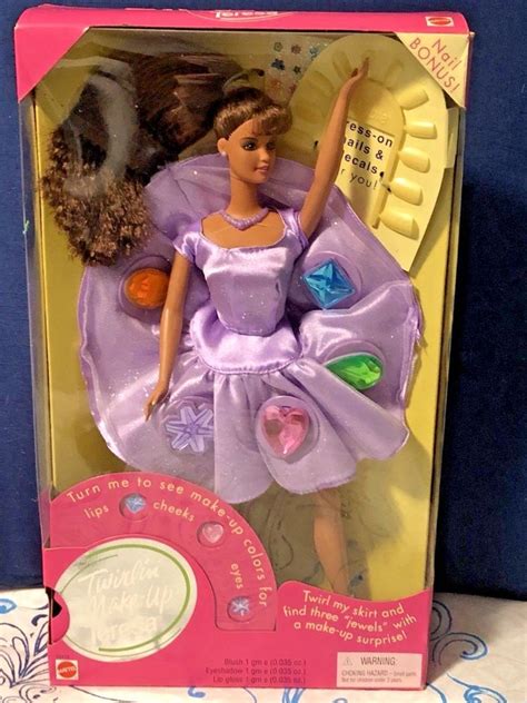 1997 Mattel Barbie Twirlin Make Up Teresa Hispanic Latina Doll 18423
