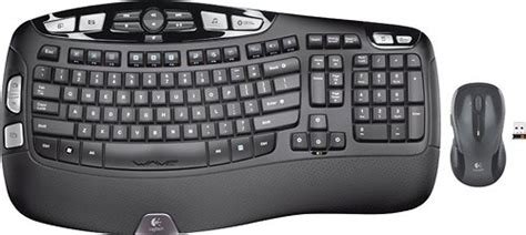 Logitech Mk550 Wireless Wave Keyboard And Mouse Black 920 002555 Best Buy