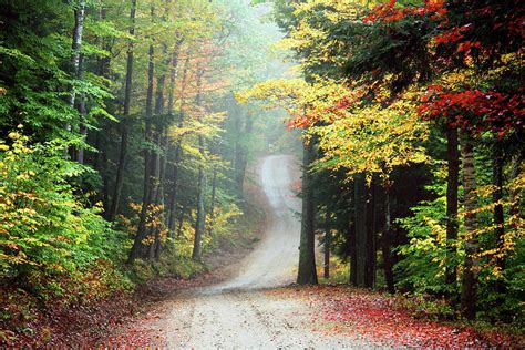 Autumn Road In Rural New Hampshire Photograph By Denistangneyjr Fine